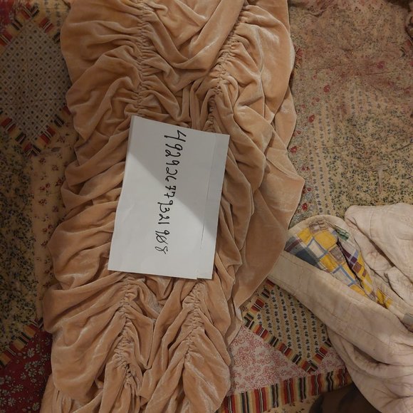 Velvet Ruched Dress - Picture 7 of 7